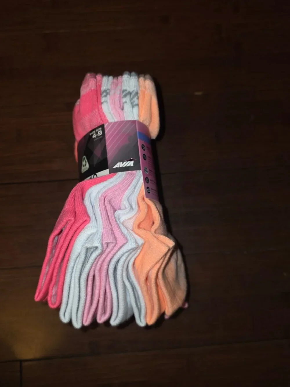 Avia Performance Cushion Low Cut Socks 10 Pair Women’s Size 4–9 Pink Multicolor